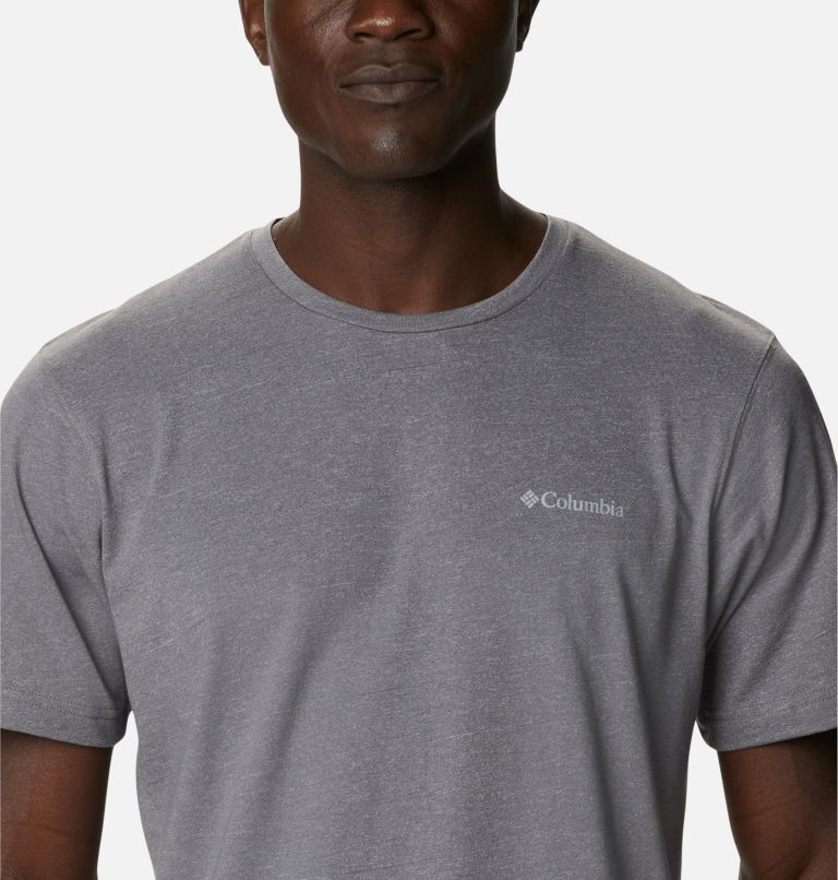 Men's Thistletown Hills Short Sleeve Shirt - Tall, Color: City Grey Heather, image 4