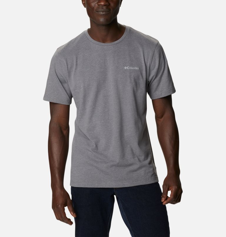 Men's Thistletown Hills Short Sleeve Shirt - Tall, Color: City Grey Heather, image 1