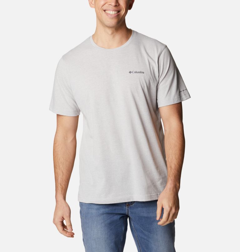 Men's Thistletown Hills Short Sleeve Shirt - Tall, Color: Columbia Grey Heather, image 1