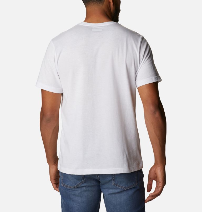 Thumbnail: Men's Thistletown Hills Short Sleeve Shirt - Tall, Color: White, image 2