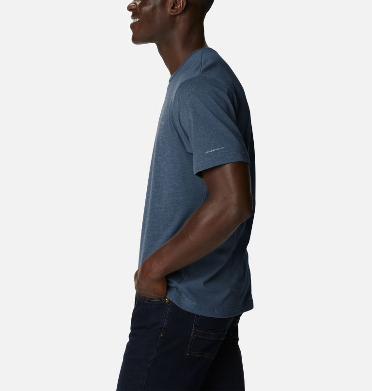 Men's Thistletown Hills Short Sleeve Shirt - Tall, Color: Dark Mountain Heather, image 3