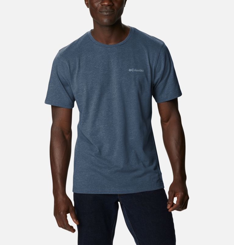Thumbnail: T-shirt à manches courtes Thistletown Hills Homme - Grandes tailles, Color: Dark Mountain Heather, image 1