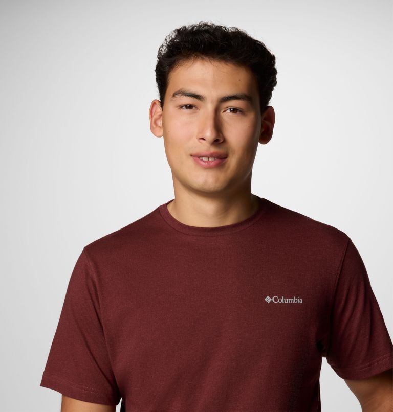 Men's Thistletown Hills Short Sleeve Shirt - Tall, Color: Spice Heather, image 5