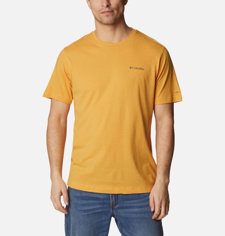 Thumbnail: Men's Thistletown Hills Short Sleeve Shirt - Tall, Color: Raw Honey, image 1