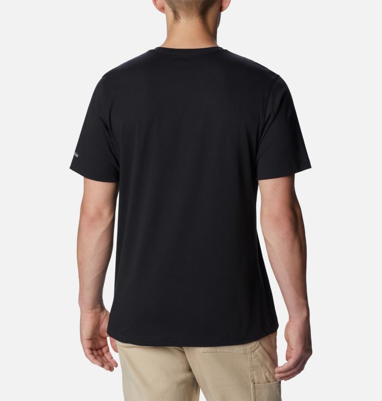 Men’s Thistletown Hills Graphic T-shirt, Color: Black, Foggy Haven, image 2