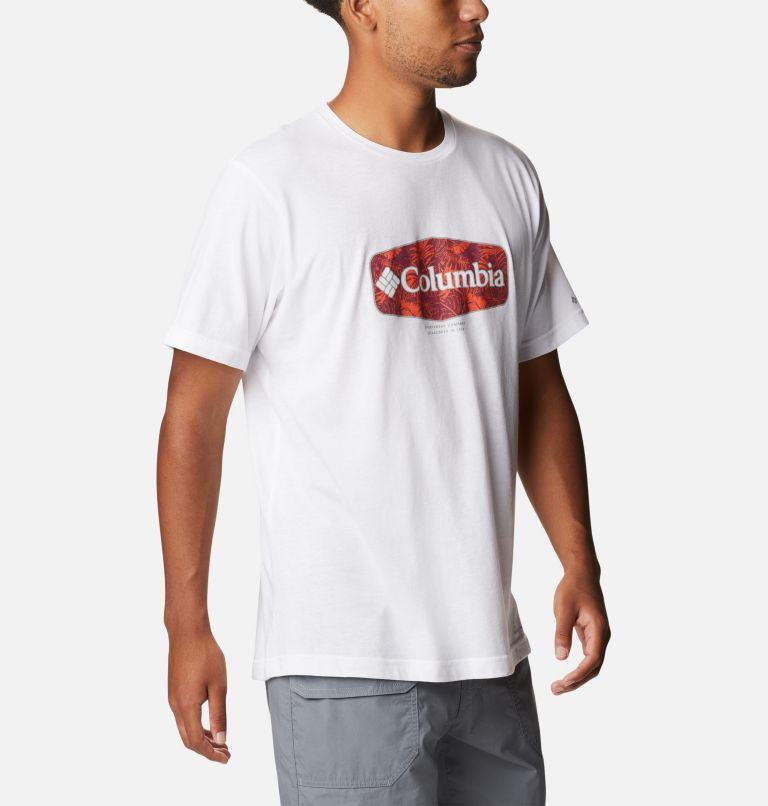 Thumbnail: Men’s Thistletown Hills Graphic T-shirt, Color: White, King Palms Graphic, image 5