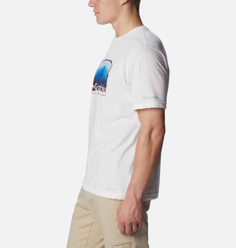 Thumbnail: Men’s Thistletown Hills Graphic T-shirt, Color: White, Foggy Haven, image 3