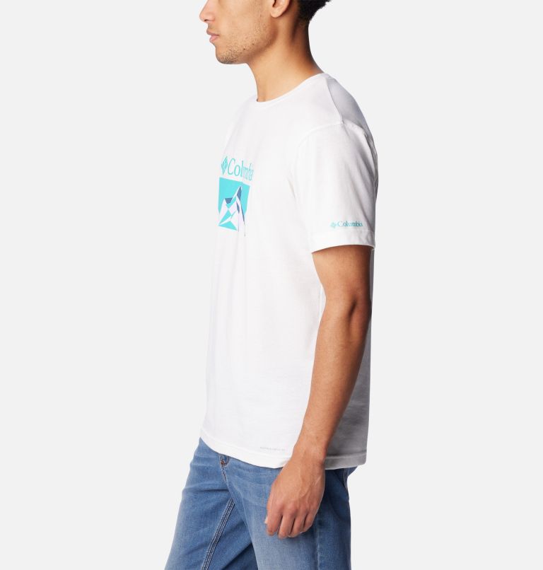 Thistletown Hills  Graphic Short Sleeve, Color: White, Fractal Peaks, image 3