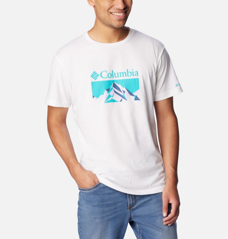 Thistletown Hills  Graphic Short Sleeve, Color: White, Fractal Peaks, image 5