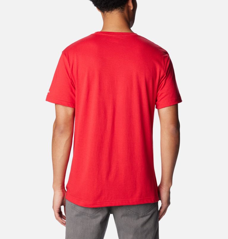 Thistletown Hills  Graphic Short Sleeve | 613 | XXL, Color: Mountain Red, Fractal Peaks, image 2