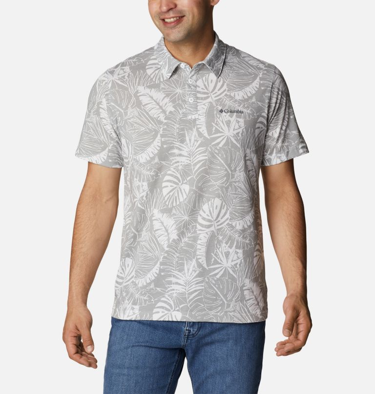 Men's Thistletown Hills Polo, Color: Columbia Grey King Palms, image 1