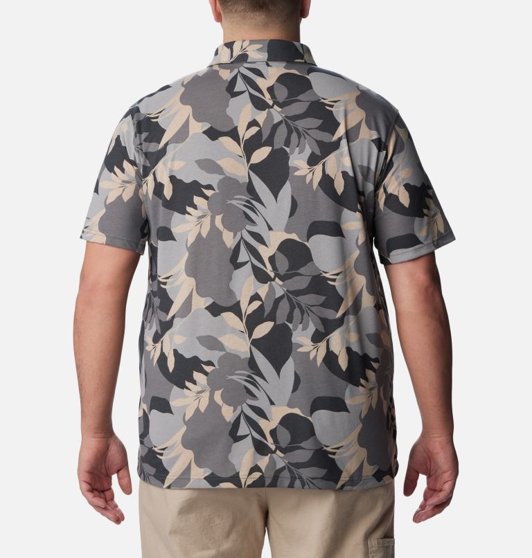 Thumbnail: Polo Thistletown Hills Homme - Tailles fortes, Color: City Grey Floriated, image 2