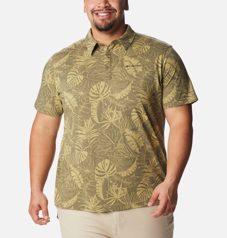 Men's Thistletown Hills Polo - Big, Color: Stone Green King Palms, image 1