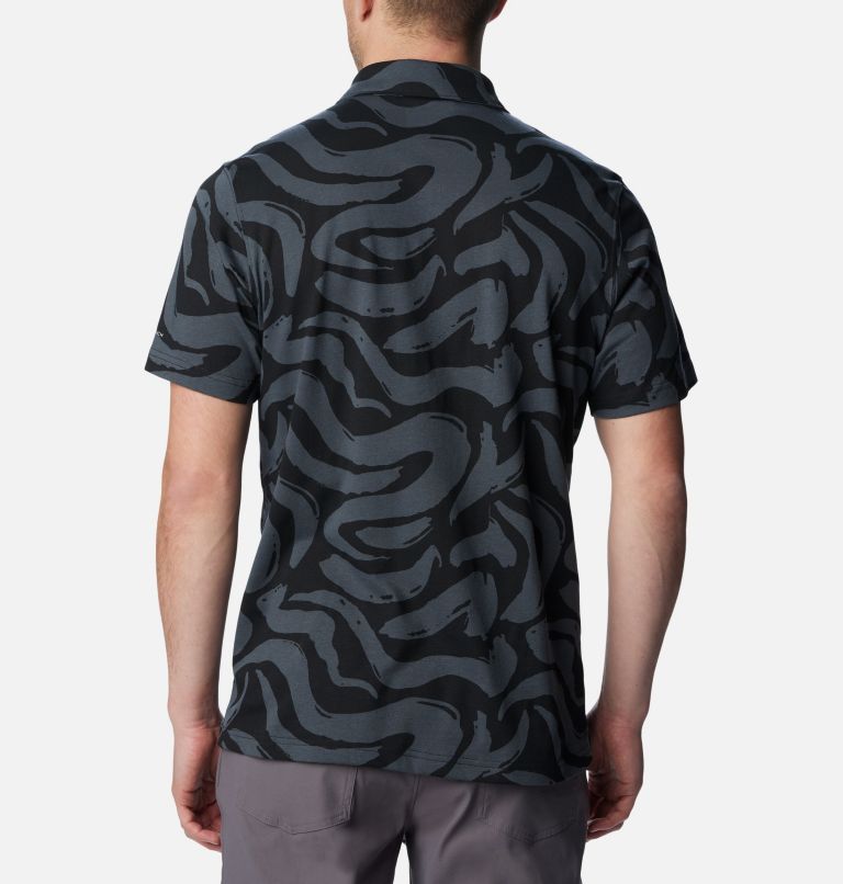 Polo Thistletown Hills Homme - Grandes tailles, Color: Black, Snowdrifts Print, image 2