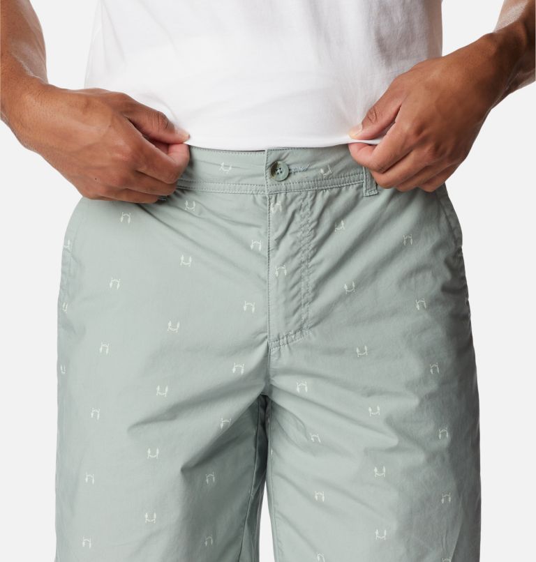 Thumbnail: Men's Washed Out Printed Shorts, Color: Niagara Hammocked, image 4