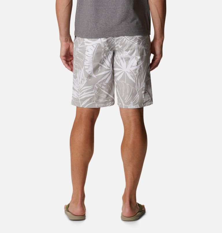 Men’s Washed Out Casual Printed Shorts, Color: Columbia Grey King Palms Print, image 2