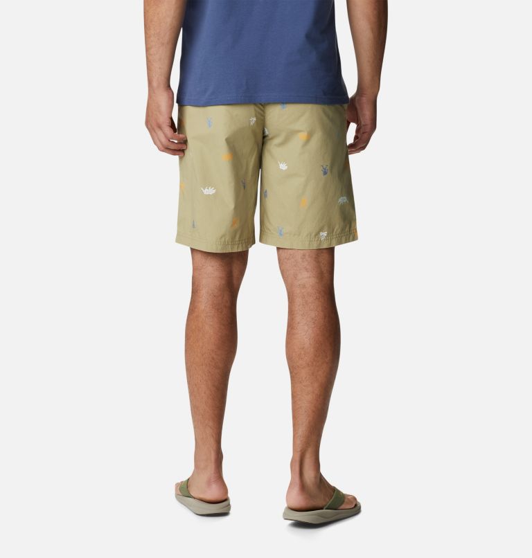 Thumbnail: Shorts casual estampados Washed Out para hombre, Color: Savory Camp Social Multi Print, image 2