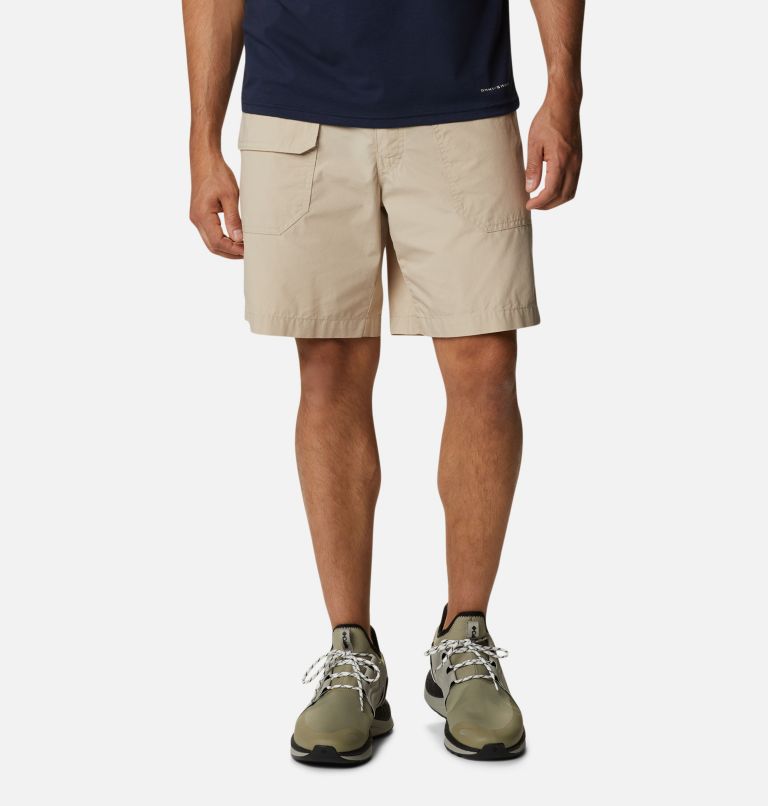Men's Washed Out Cargo Shorts, Color: Ancient Fossil, image 1
