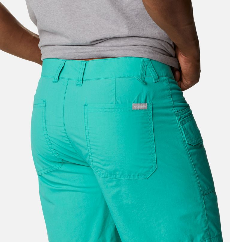 Men's Washed Out Cargo Shorts, Color: Electric Turquoise, image 5