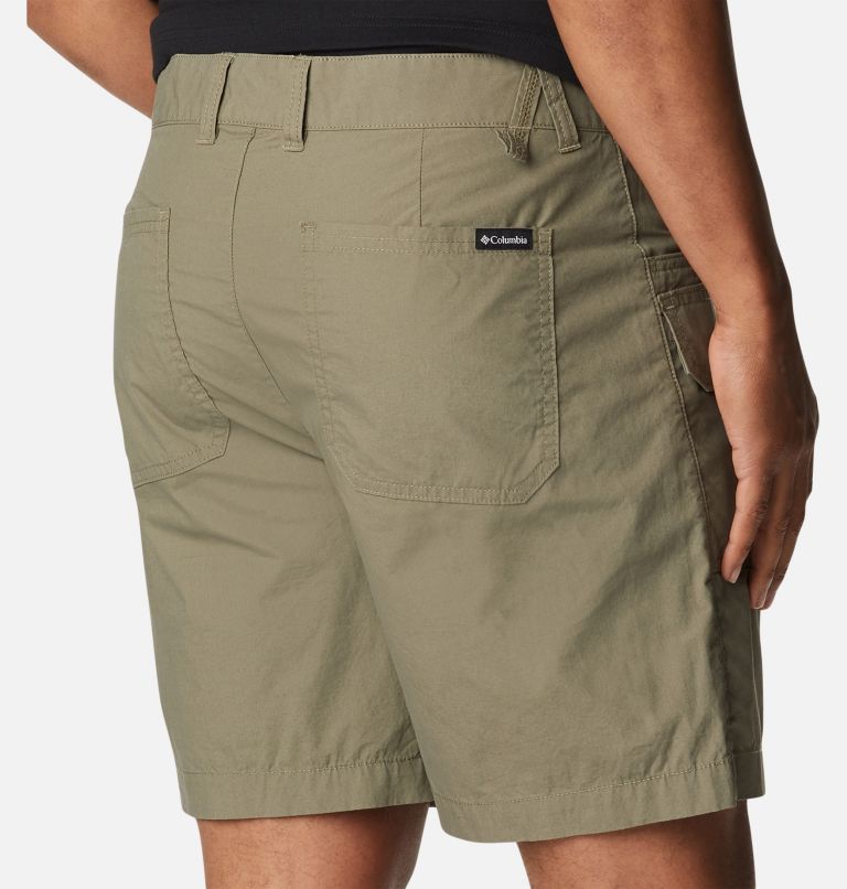 Thumbnail: Men's Washed Out Cargo Shorts, Color: Stone Green, image 5