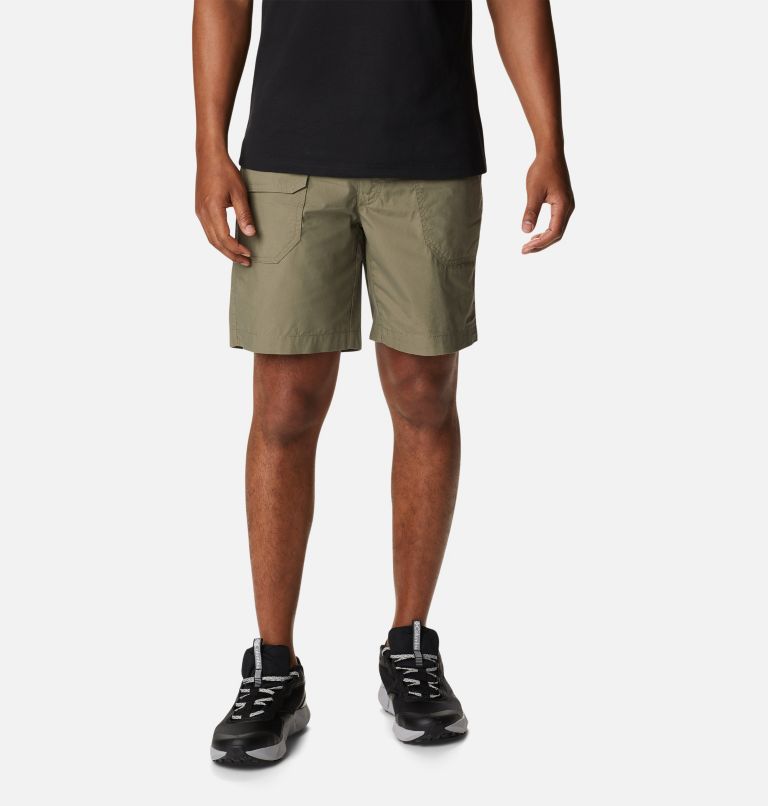 Thumbnail: Men's Washed Out Cargo Shorts, Color: Stone Green, image 1