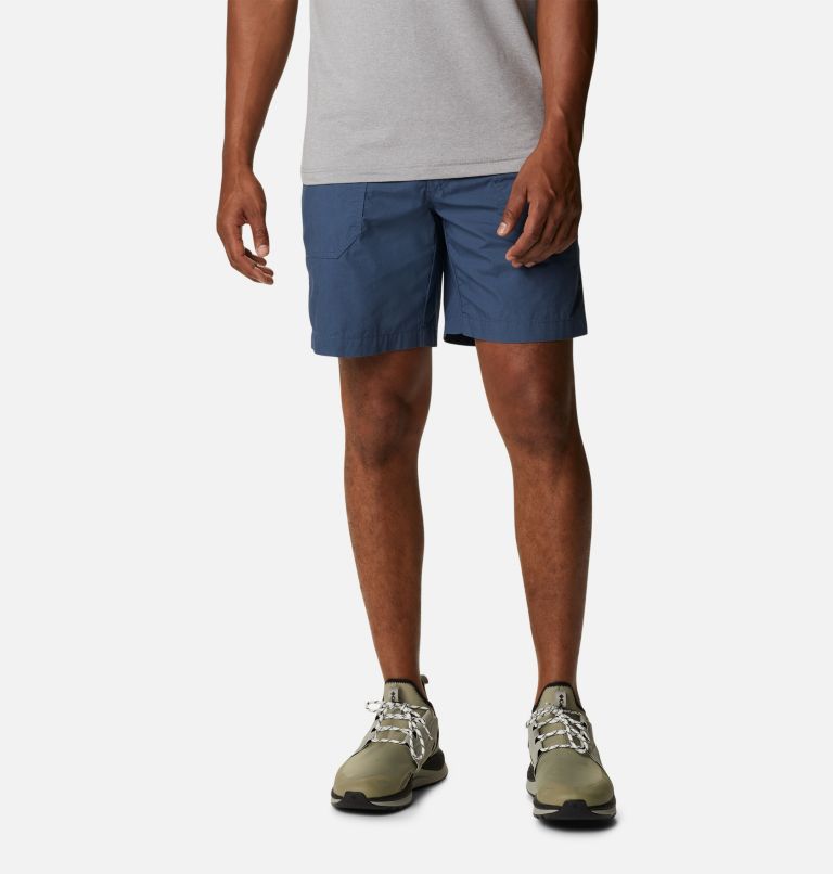 Men's Washed Out Cargo Shorts, Color: Dark Mountain