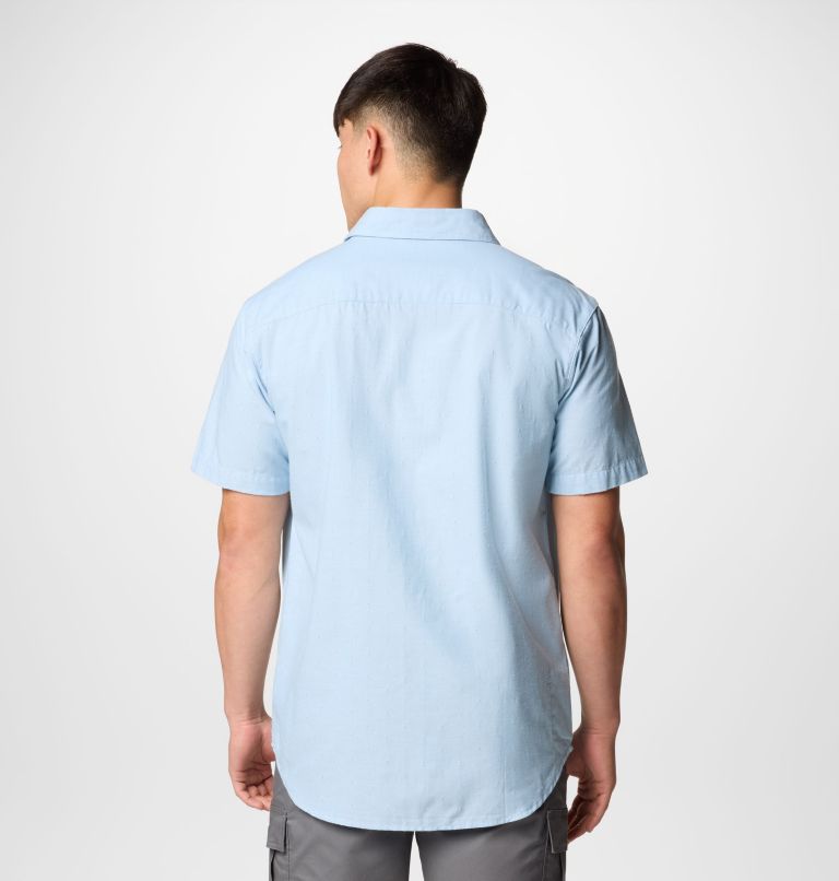 Rapid Rivers Novelty Short Sleeve, Color: Ripple Blue Diamond Dobby Chambray, image 3