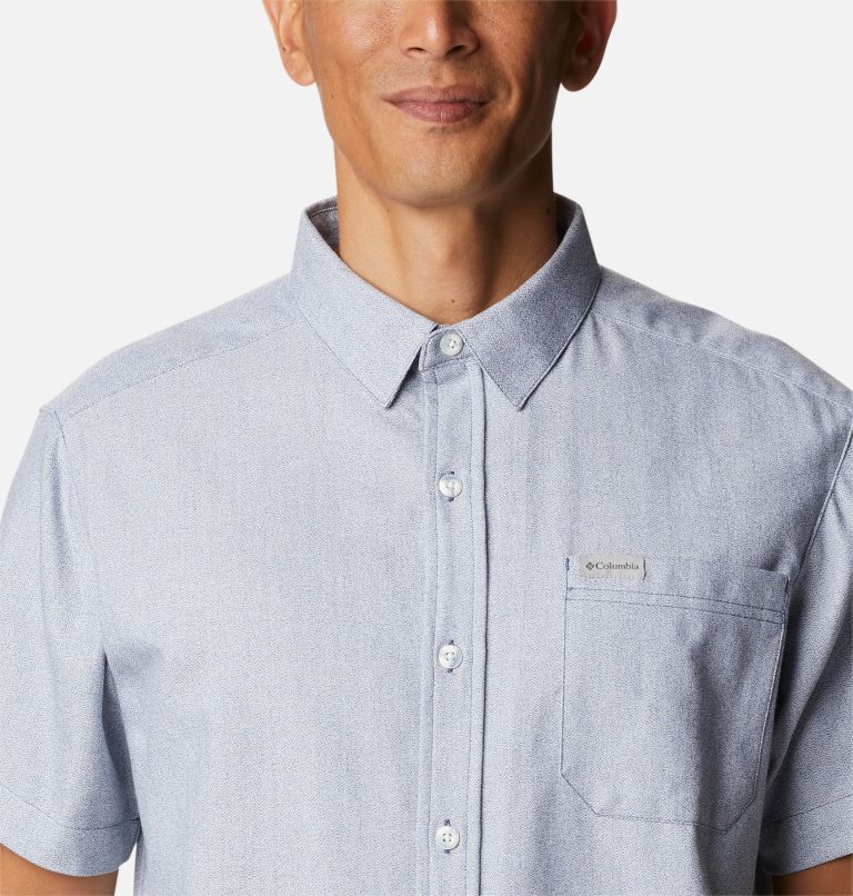 Chemise à manches courtes Rapid Rivers Novelty Homme, Color: Dark Mountain, White