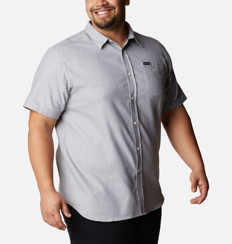 Chemise à manches courtes Rapid Rivers Novelty Homme - Tailles fortes, Color: Shark, Columbia Grey, image 5