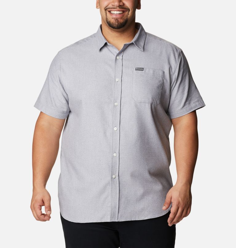 Chemise à manches courtes Rapid Rivers Novelty Homme - Tailles fortes, Color: Shark, Columbia Grey, image 1