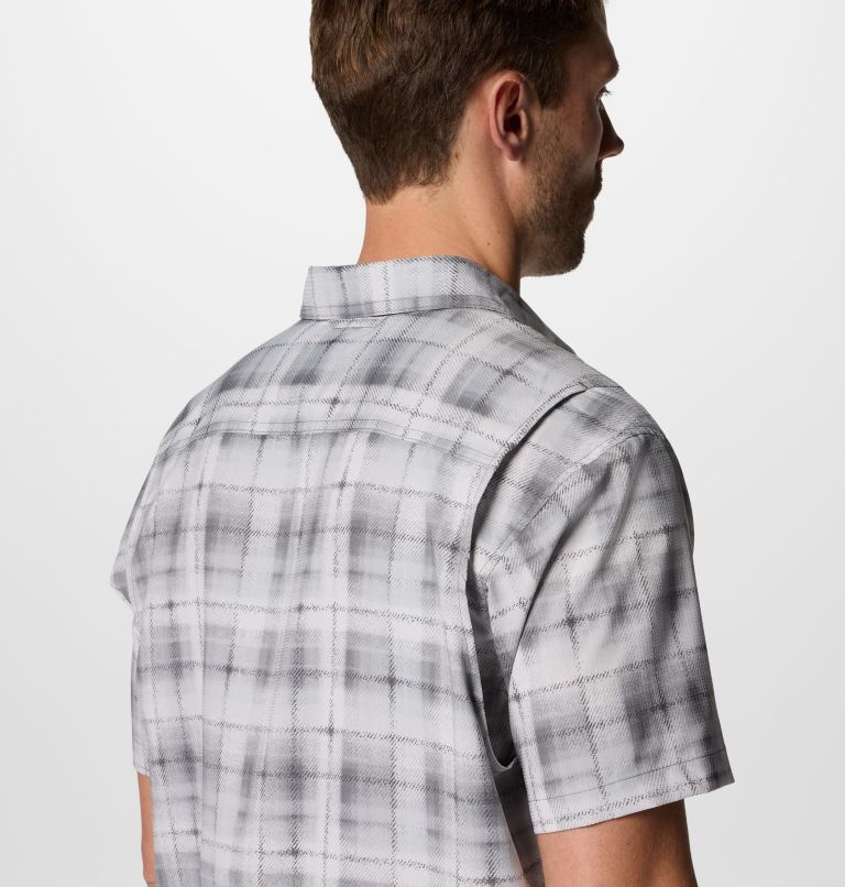 Men's Utilizer Printed Woven Short Sleeve Shirt, Color: Columbia Grey Omblur, image 5