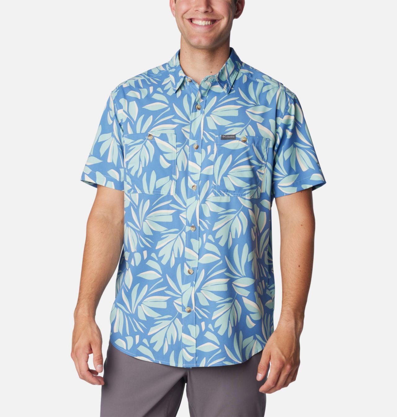Men's Utilizer™ Printed Woven Short Sleeve Shirt 1
