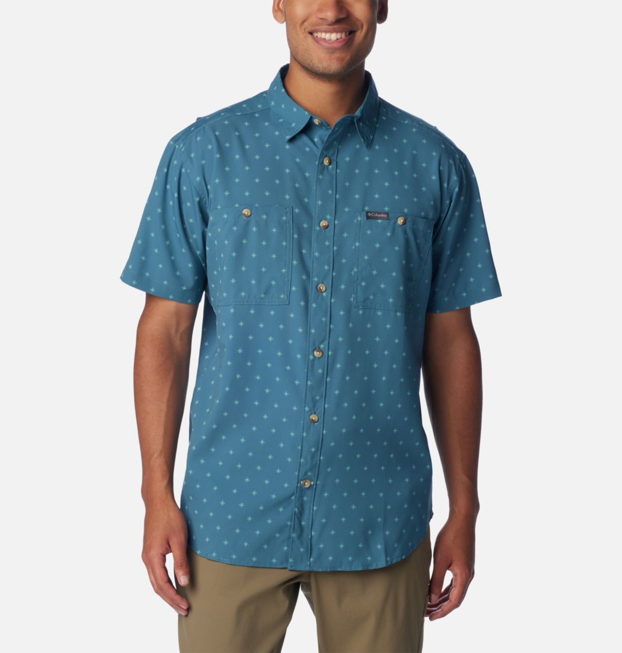 Men's Utilizer™ Printed Woven Short Sleeve Shirt 1