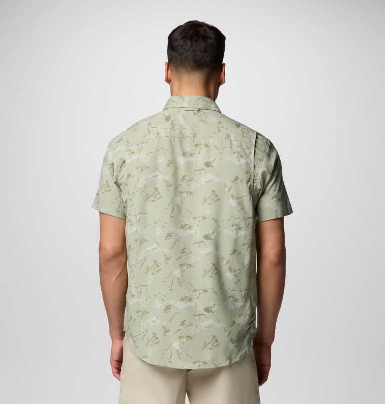 Chemise tissée imprimée à manches courtes Utilizer Homme, Color: Safari Yarrow Mirage, image 3