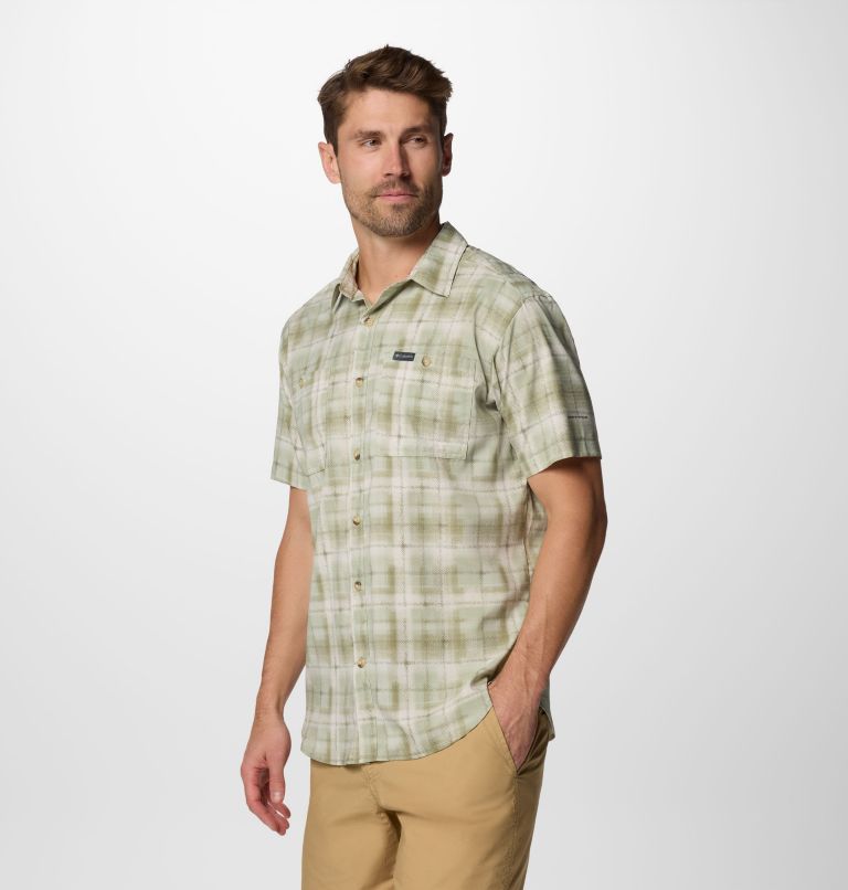 Men's Utilizer Printed Woven Short Sleeve Shirt, image 3