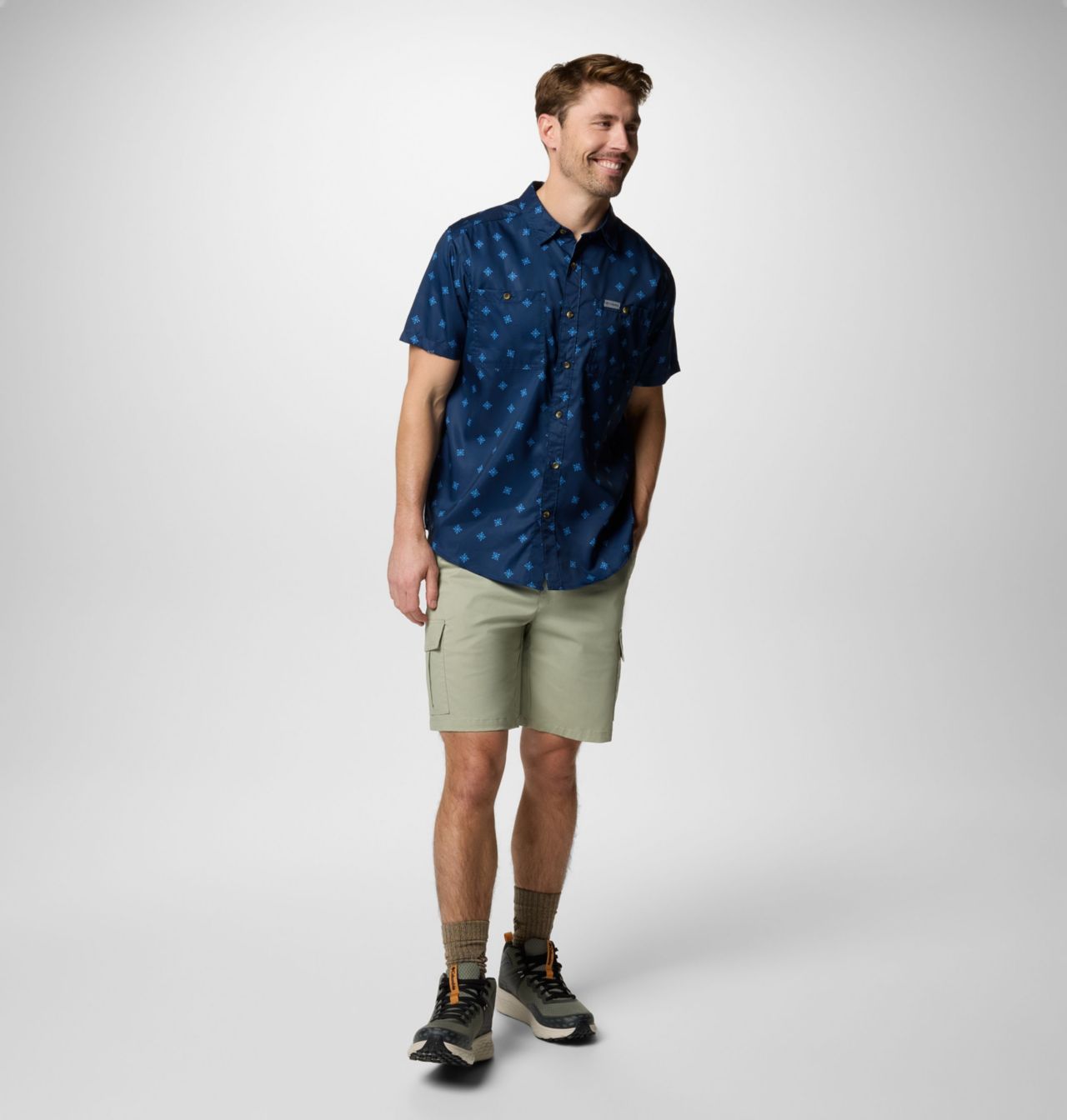 Men's Utilizer™ Printed Woven Short Sleeve Shirt | 472 | XL 2