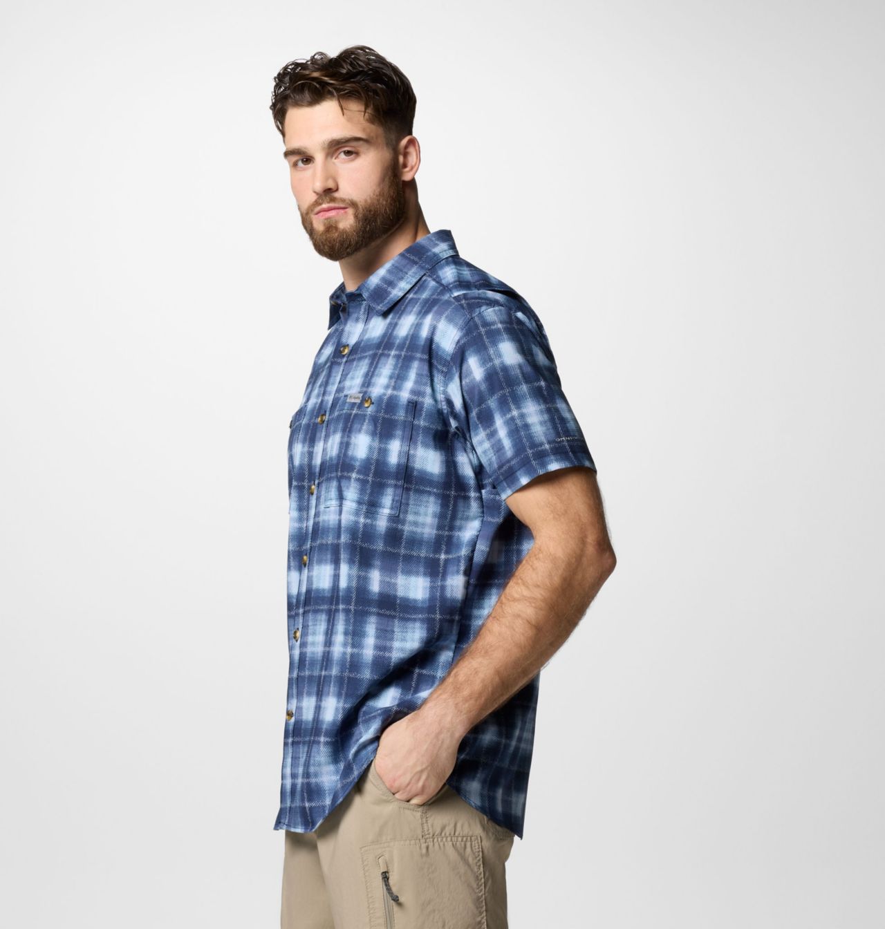 Men's Utilizer™ Printed Woven Short Sleeve Shirt | 473 | M 3