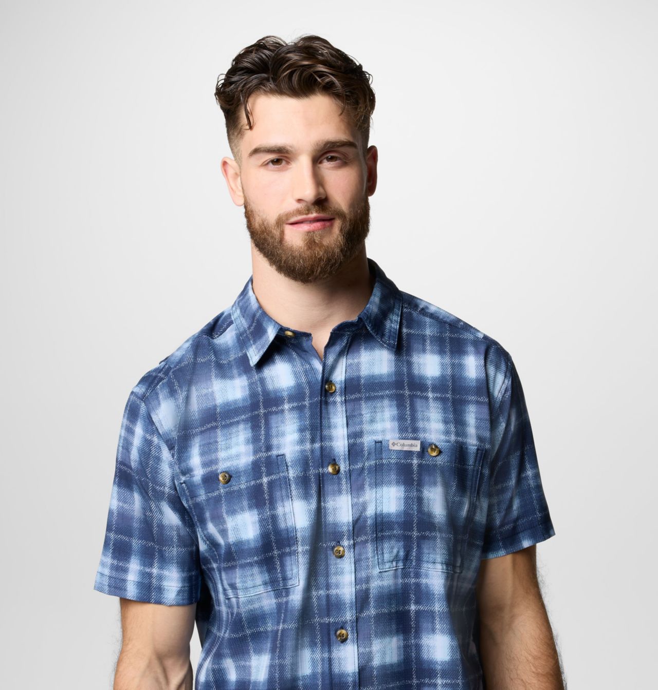 Men's Utilizer™ Printed Woven Short Sleeve Shirt | 473 | M 4