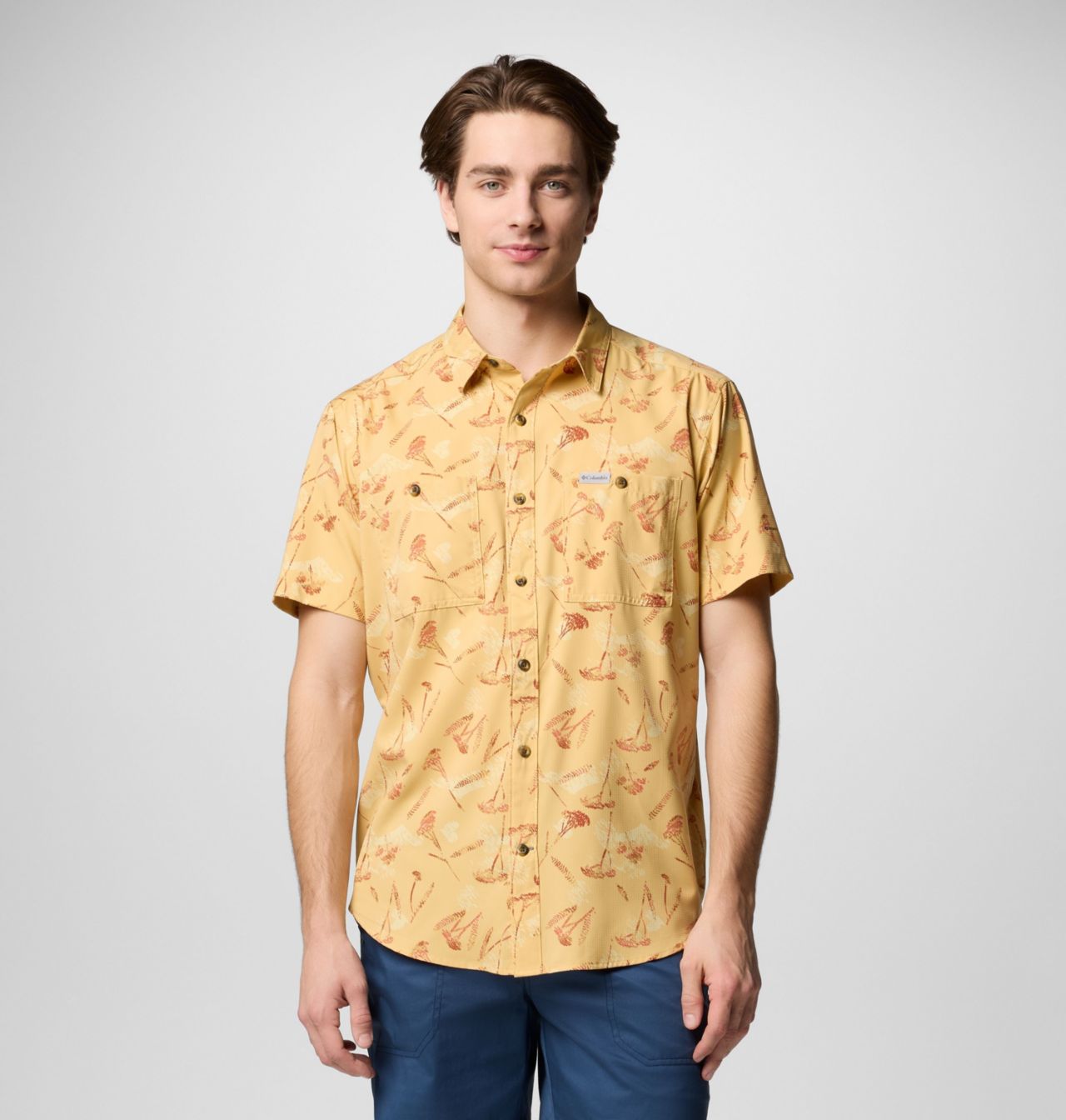 Men's Utilizer™ Printed Woven Short Sleeve Shirt | 715 | M 1