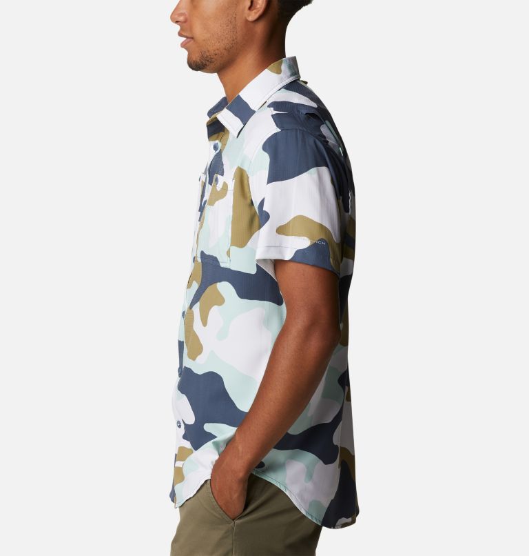 Thumbnail: Men’s Utilizer Short Sleeve Shirt, Color: Savory Mod Camo, image 3