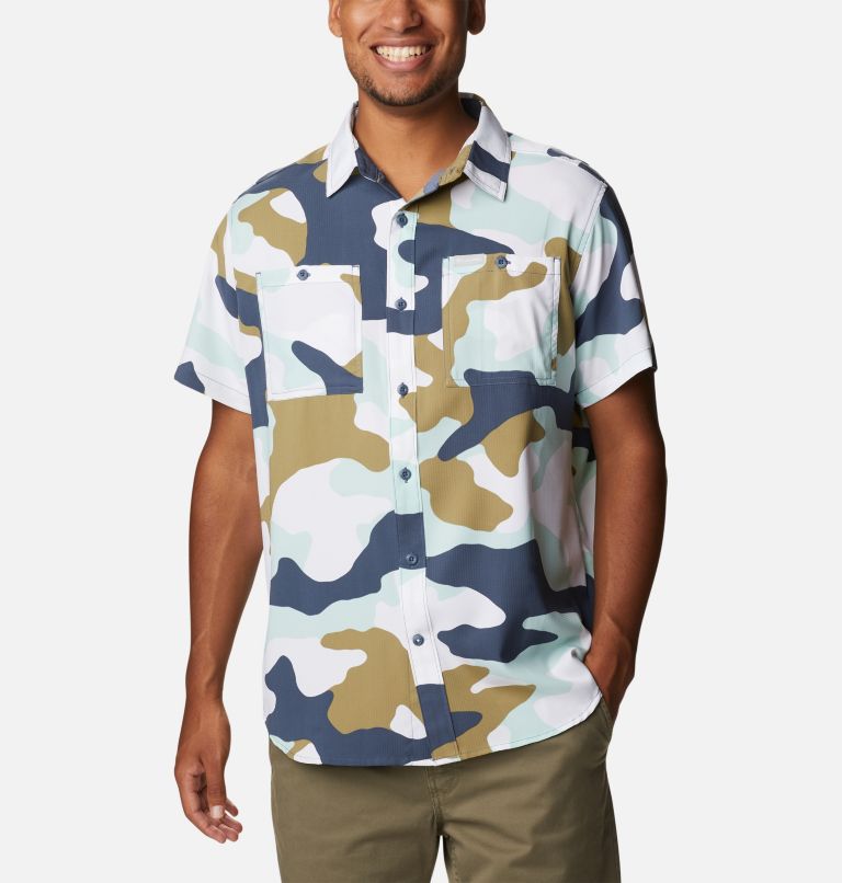 Chemise Manches Courtes Utilizer Homme, Color: Savory Mod Camo, image 1