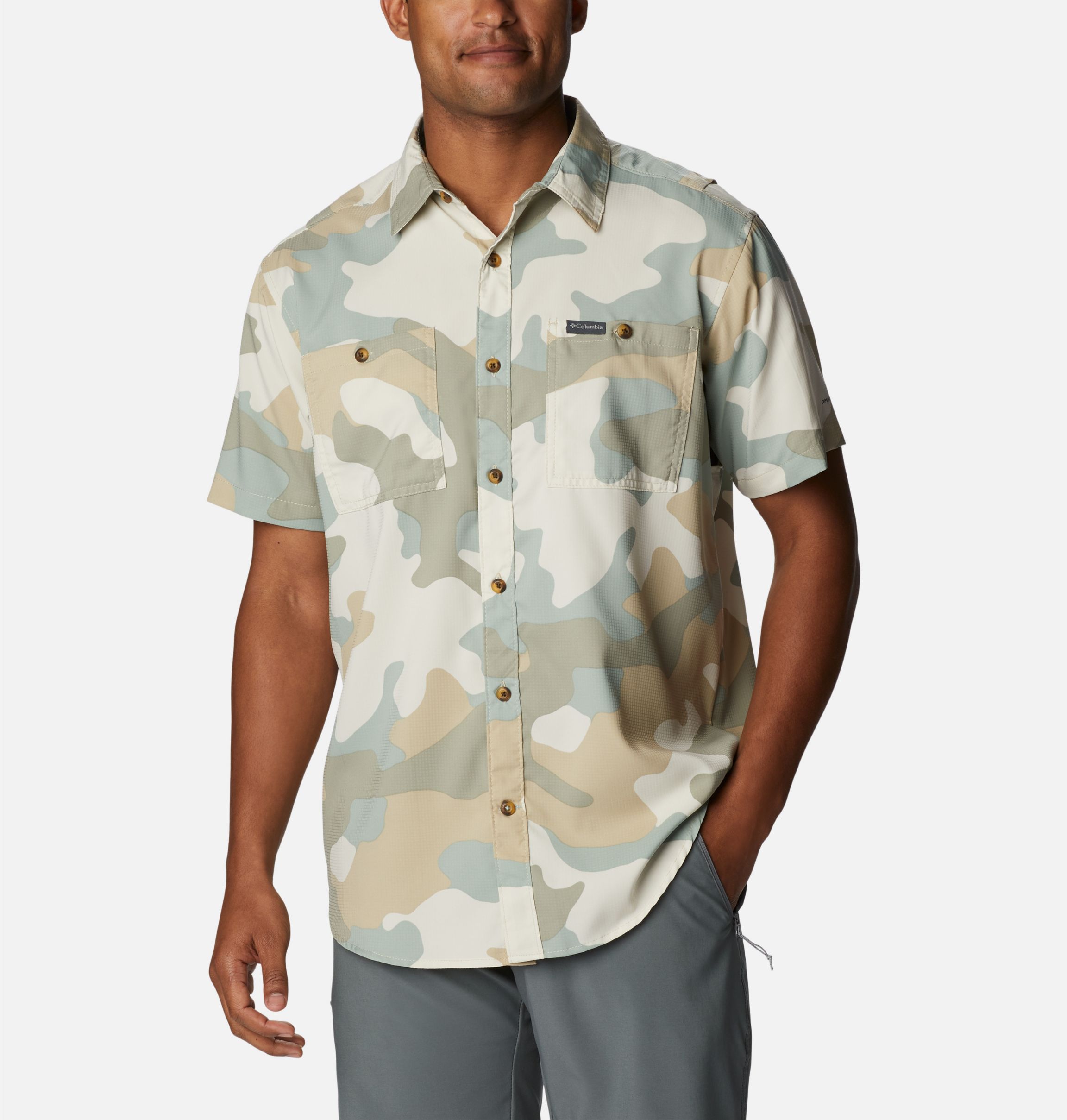 Casual Button Down Shirt - Camo Collection