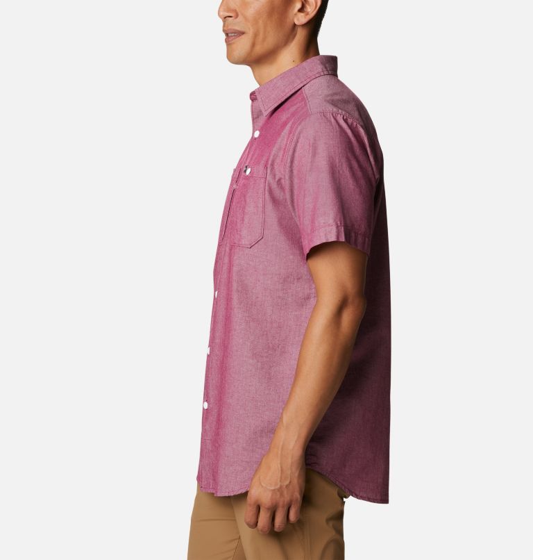 Scenic Ridge Woven Short Sleeve | 662 | XL, Color: Red Onion Chambray, image 3