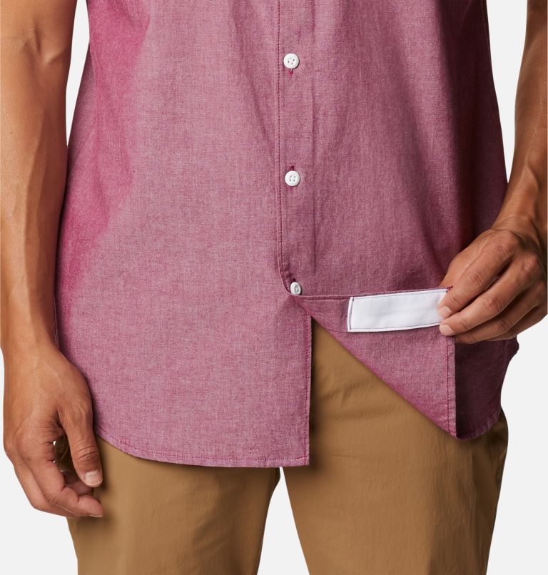 Scenic Ridge Woven Short Sleeve | 662 | XL, Color: Red Onion Chambray, image 6