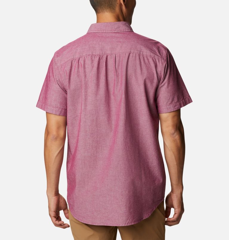 Scenic Ridge Woven Short Sleeve | 662 | XL, Color: Red Onion Chambray, image 2
