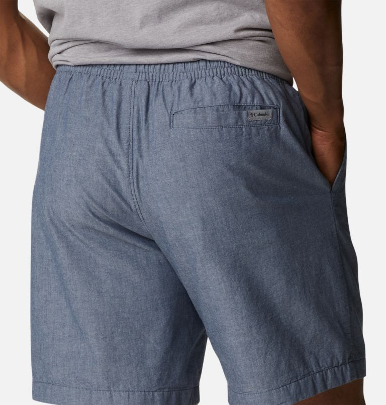 Men's Scenic Ridge Pull-On Shorts, Color: Dark Mountain Chambray, image 5