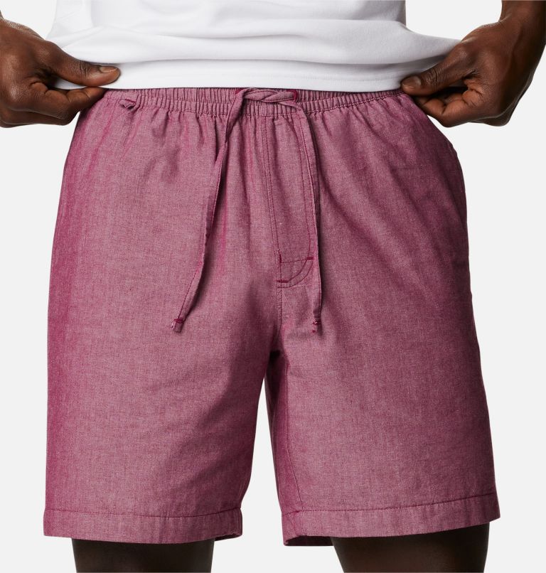Shorts casual Scenic Ridge para hombre, Color: Red Onion Chambray