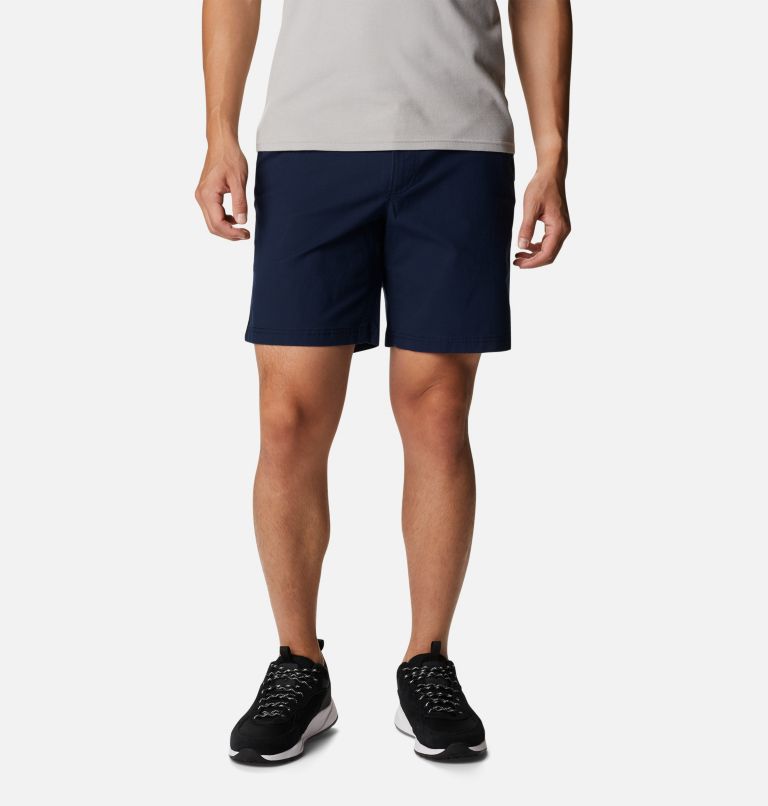 Men's Wallowa Belted Shorts, Color: Collegiate Navy