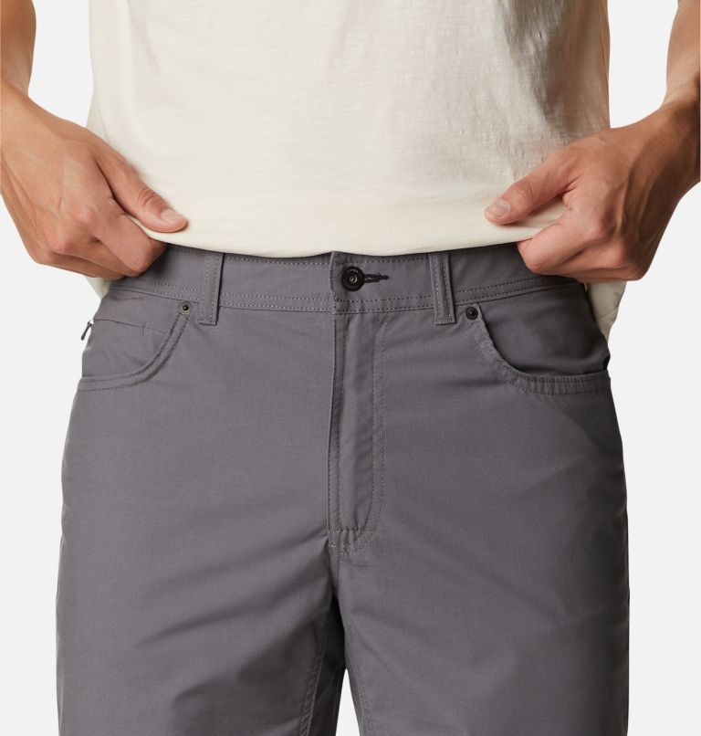 Men's Cobble Creek 5-Pocket Shorts, Color: City Grey, image 4