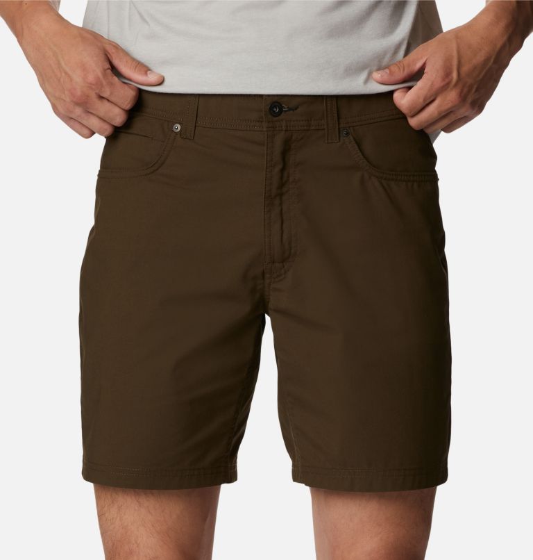 Men's Cobble Creek 5-Pocket Shorts, Color: Olive Green, image 4